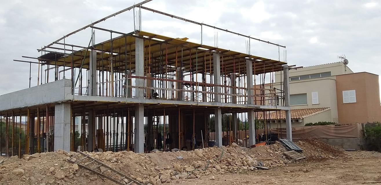 Obra nueva y estructura — obra del grupo Construcciones Barcelona