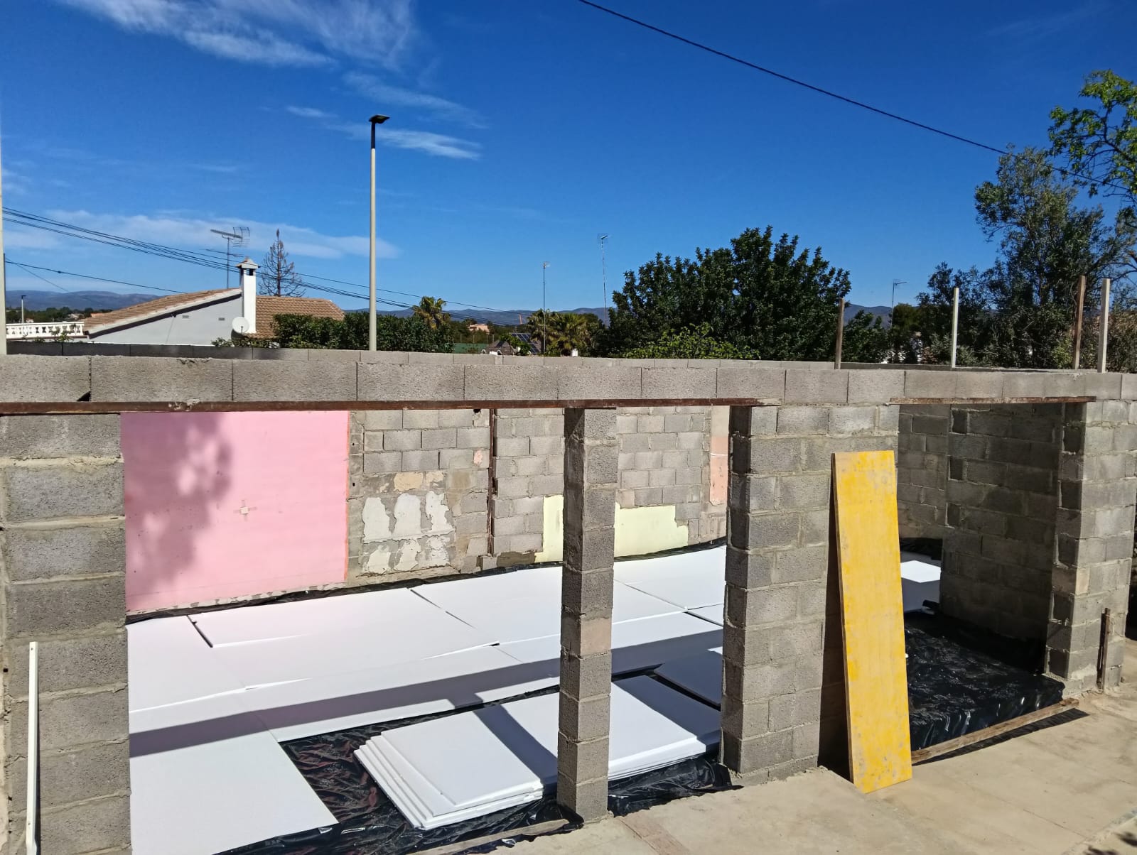 Obra nueva y estructura — obra del grupo Construcciones Barcelona