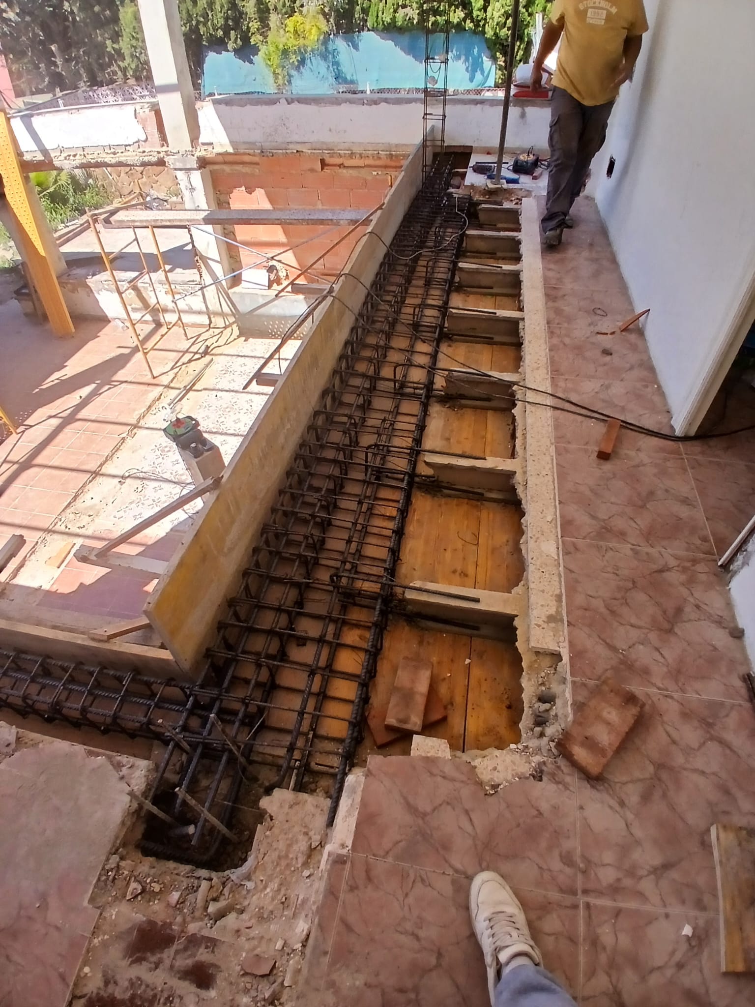 Ferralla de cimentación — Construcciones Barcelona